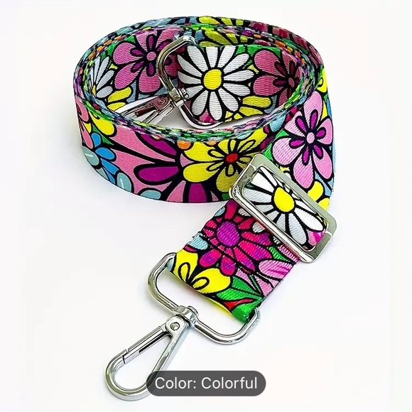 Adjustable Shoulder,Tote,Thickened Bag Replacement Strap W/Light Silvery Buckle - Picture 1 of 6